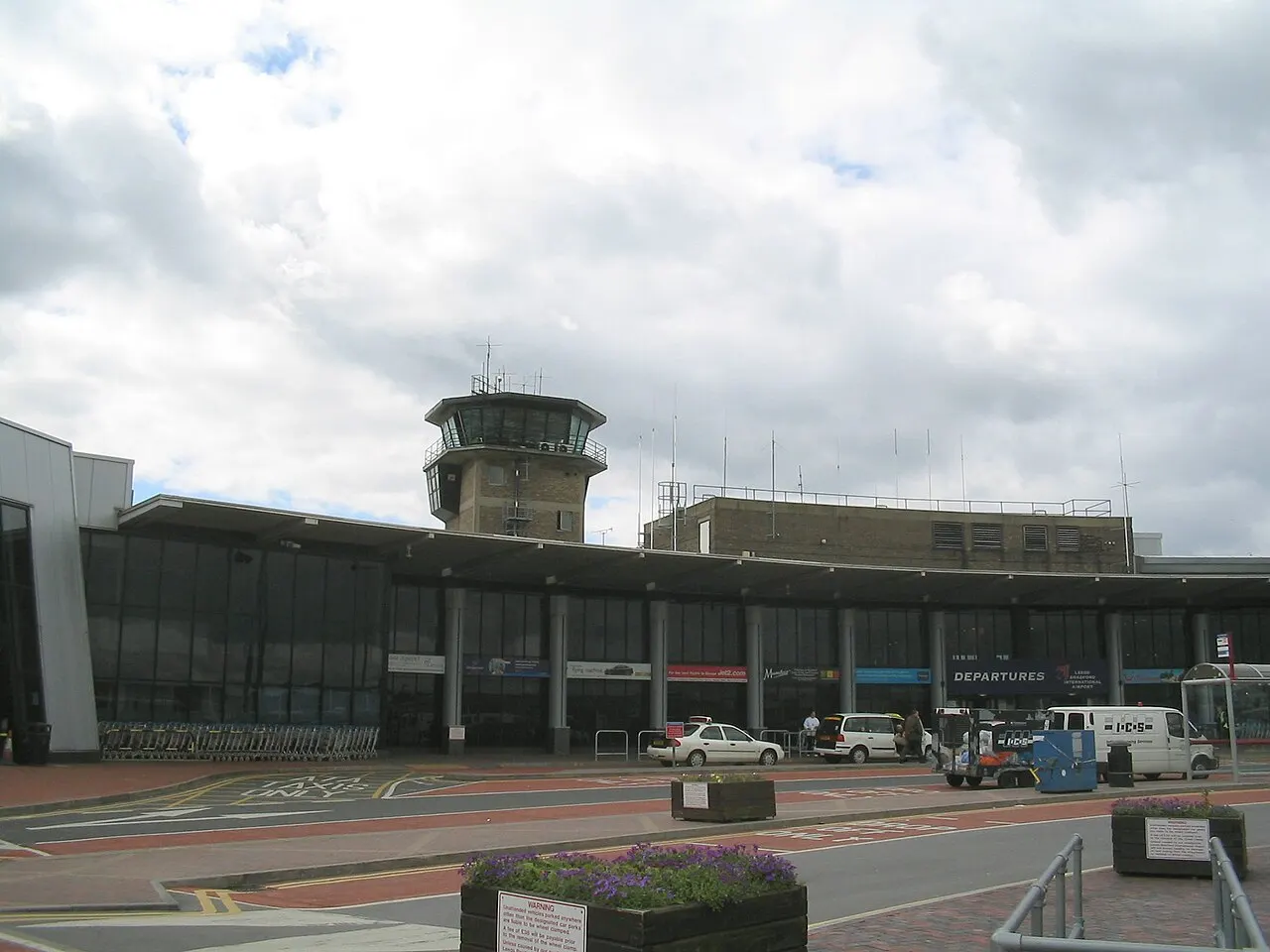The terminal building