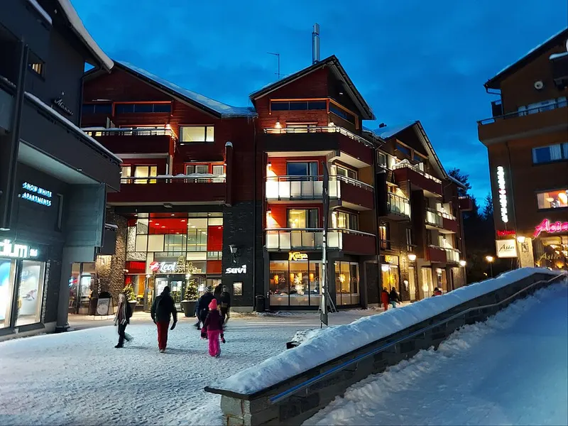 Levi village centre