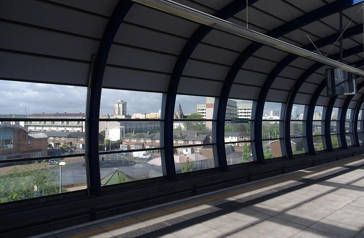 La estación del DLR del aeropuerto