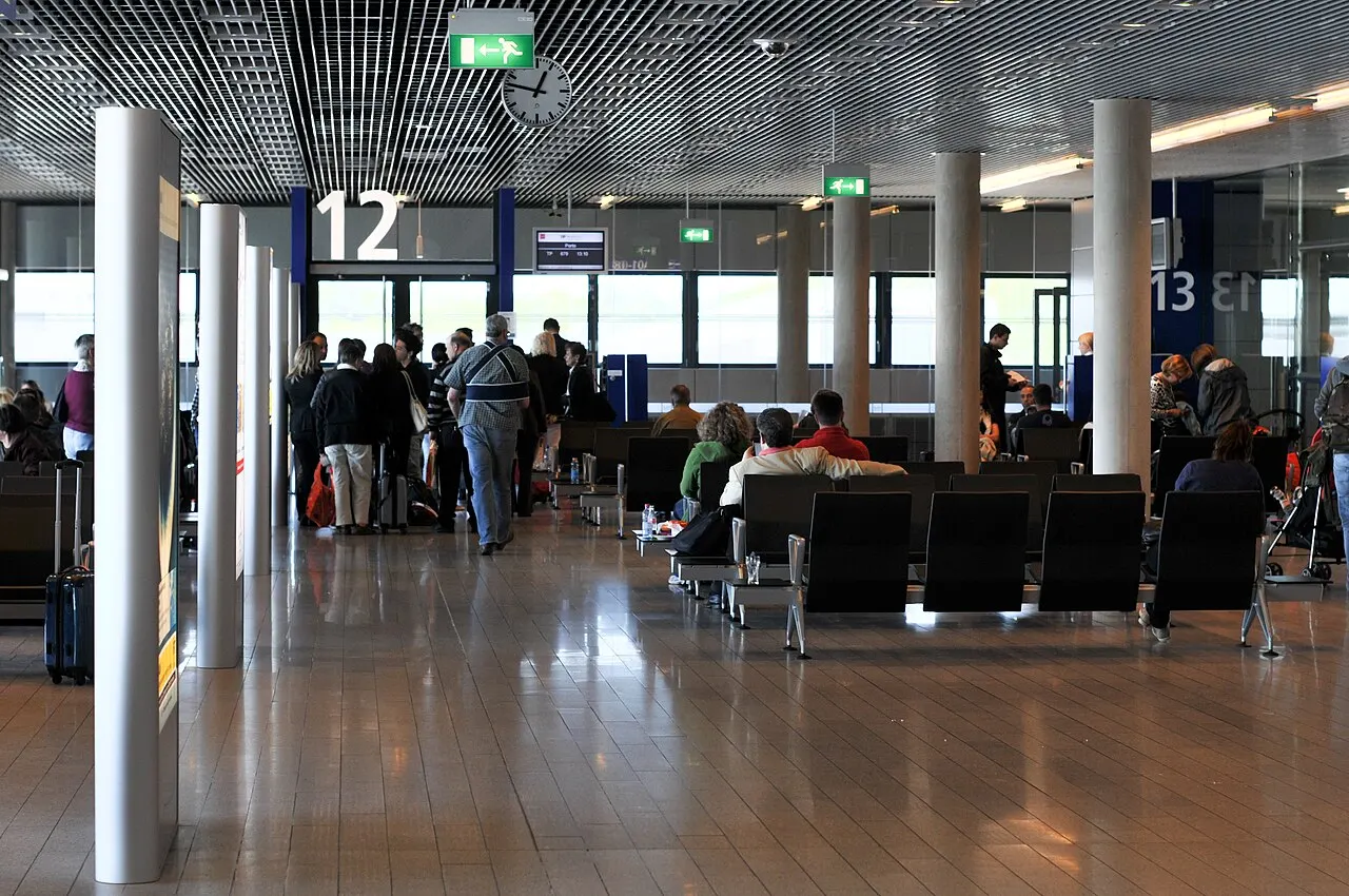 The terminal departure hall