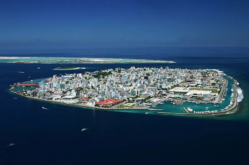 Malé aerial view · Malé