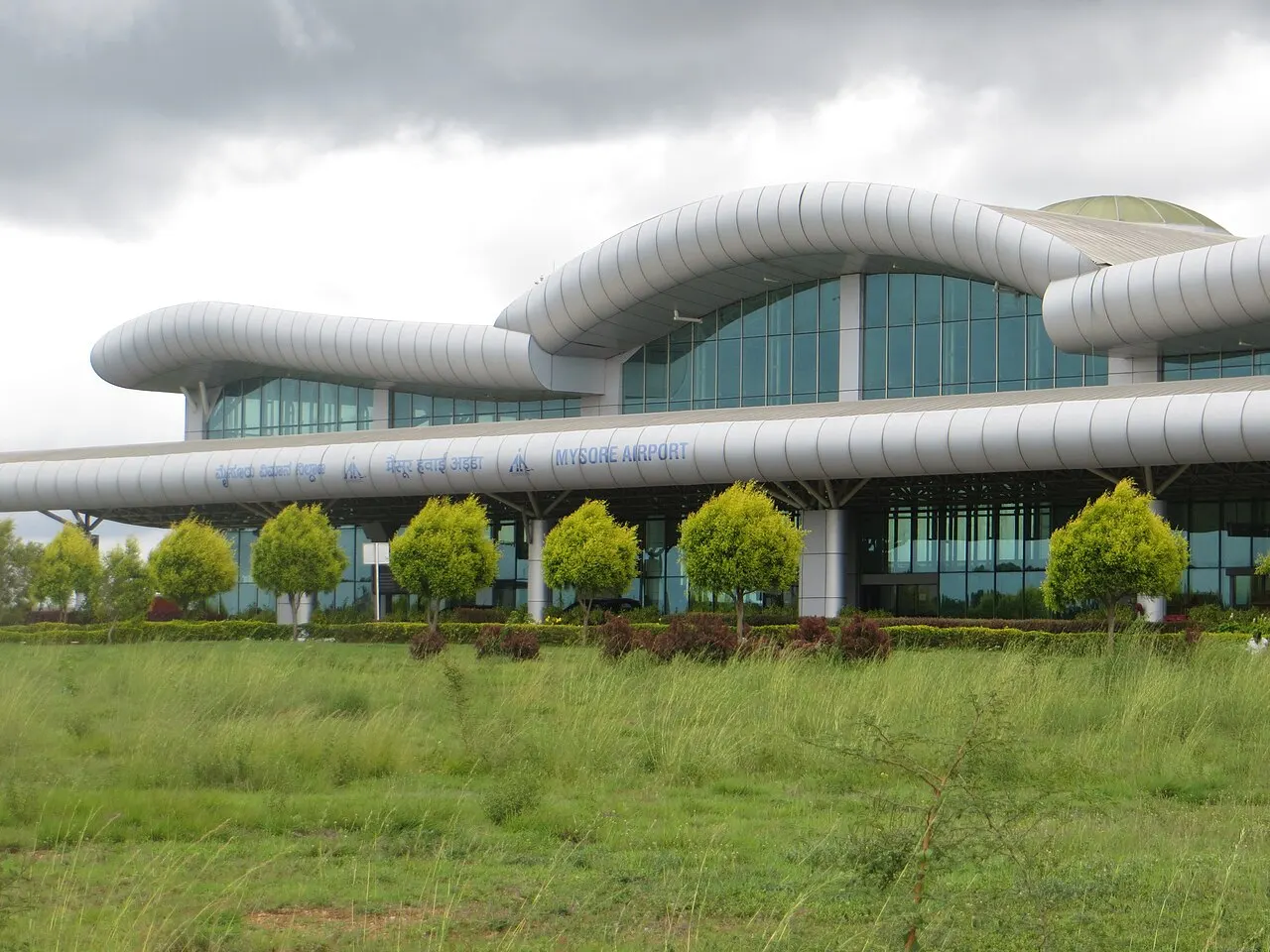Das Terminal von Mysore Airport
