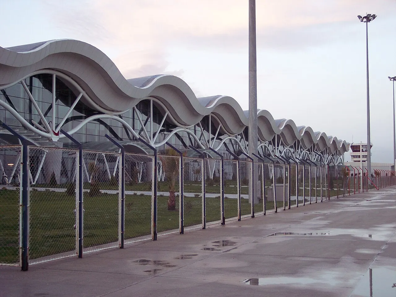 Het terminalgebouw