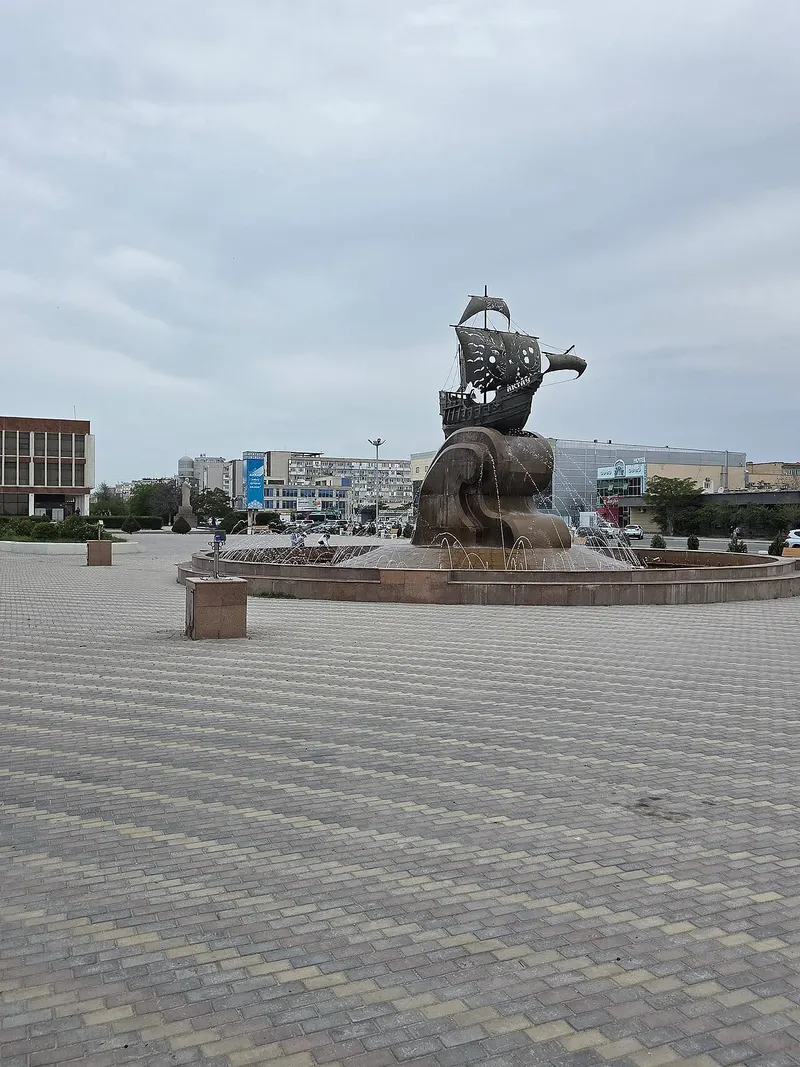 Caspian Sea waterfront · Aktau