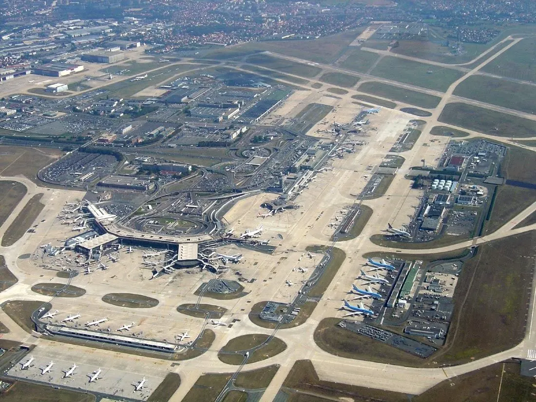 Veduta aerea dell'aeroporto di Orly