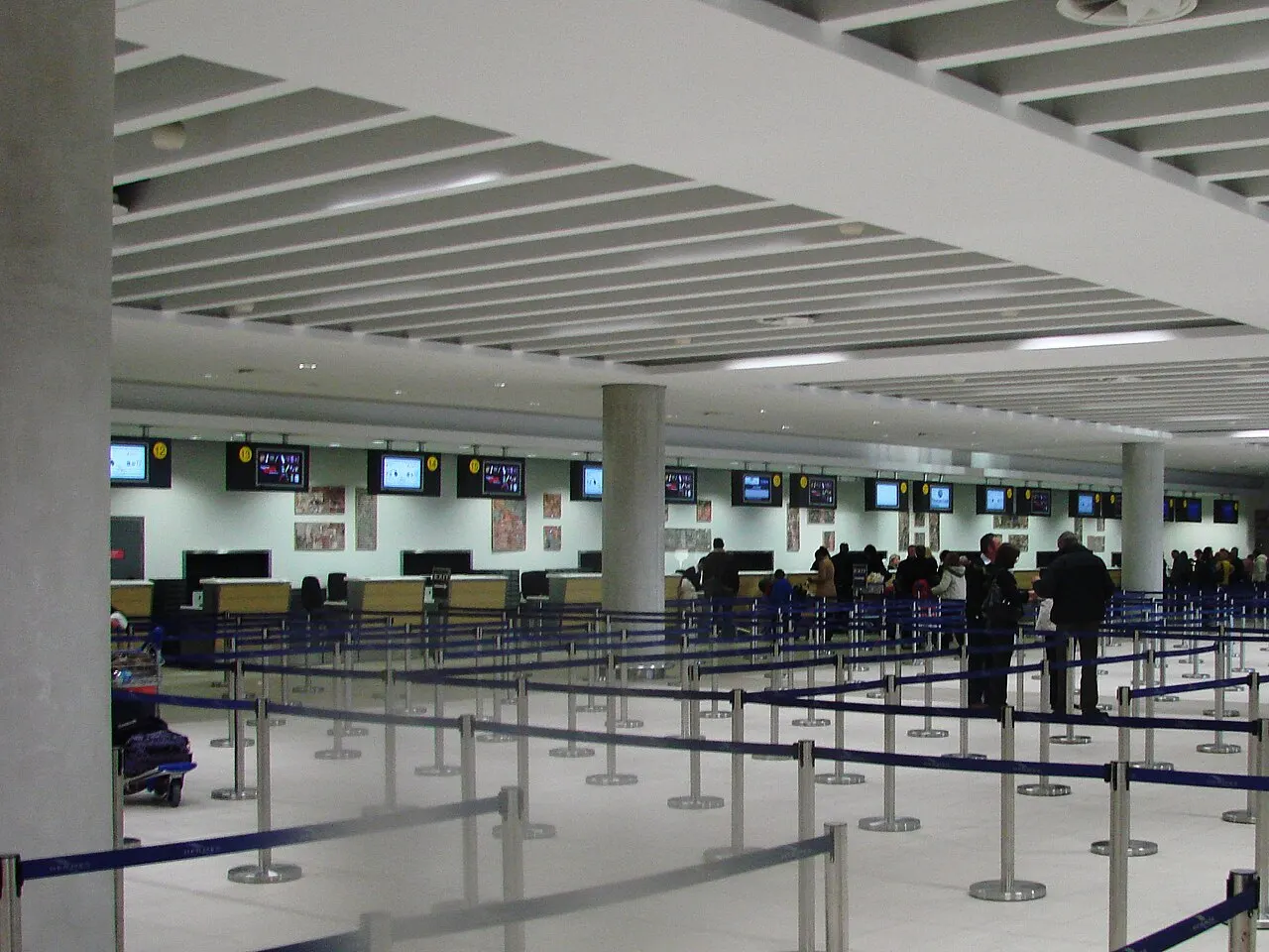 Der Check-in-Bereich