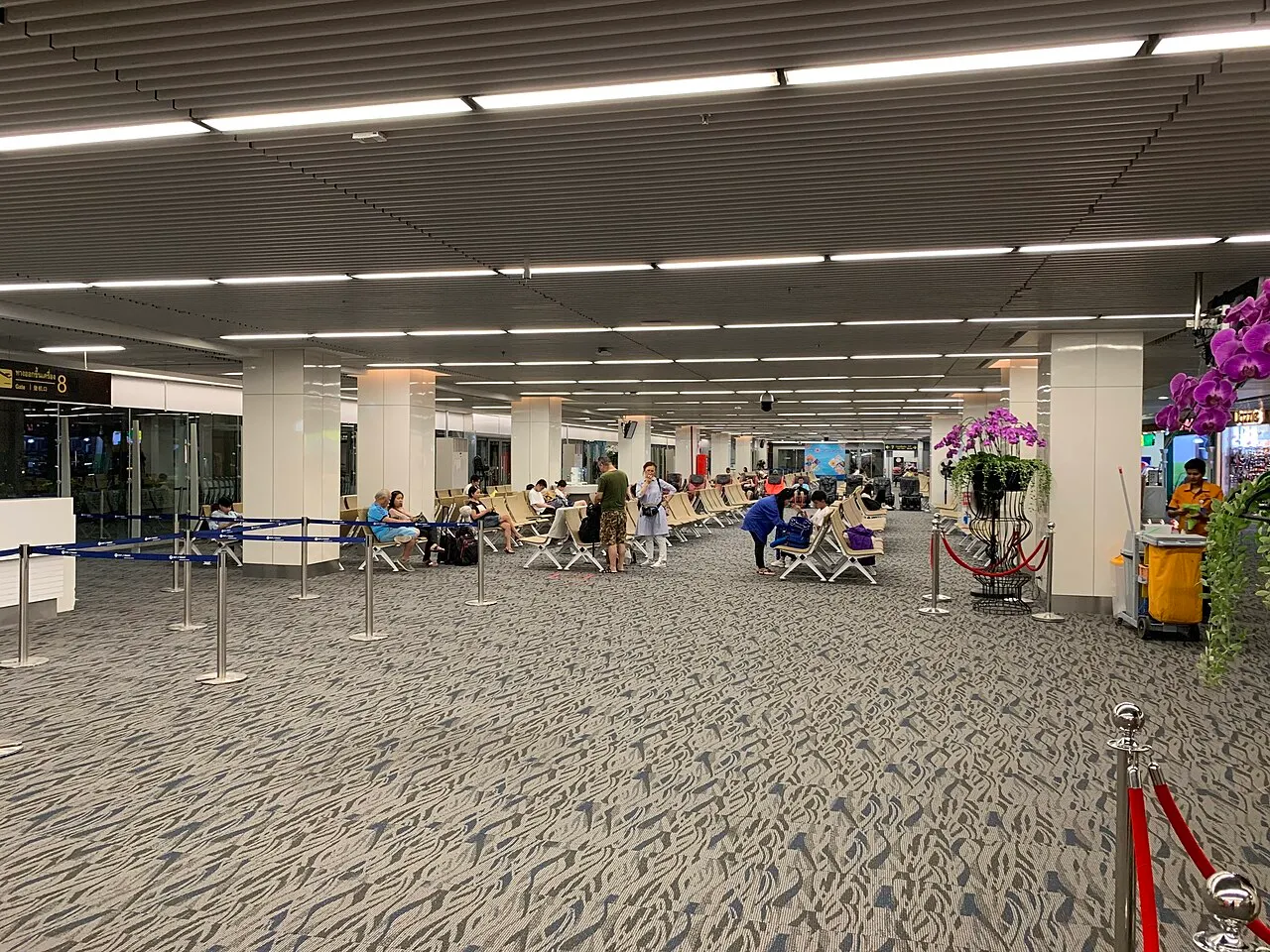 The terminal building at Phuket International Airport
