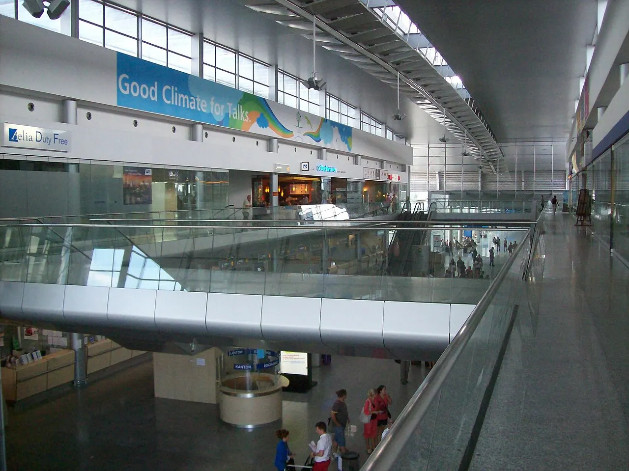 Inside the terminal