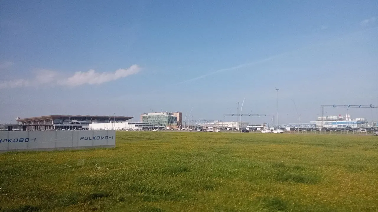 The terminal seen from the apron