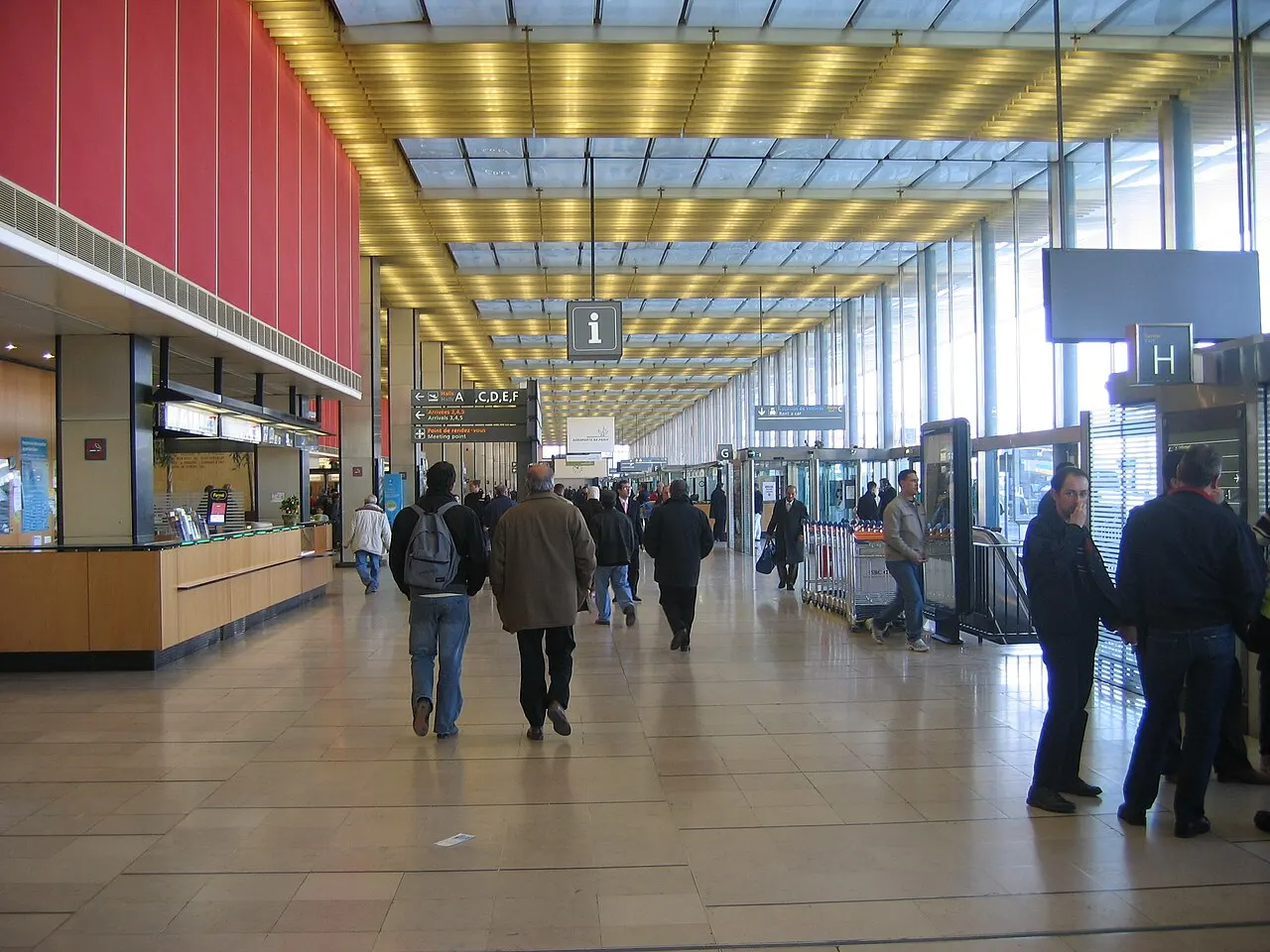 Piano terra dell'ex terminal Sud, oggi Orly 4