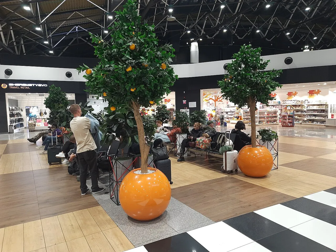 Interior de la terminal B
