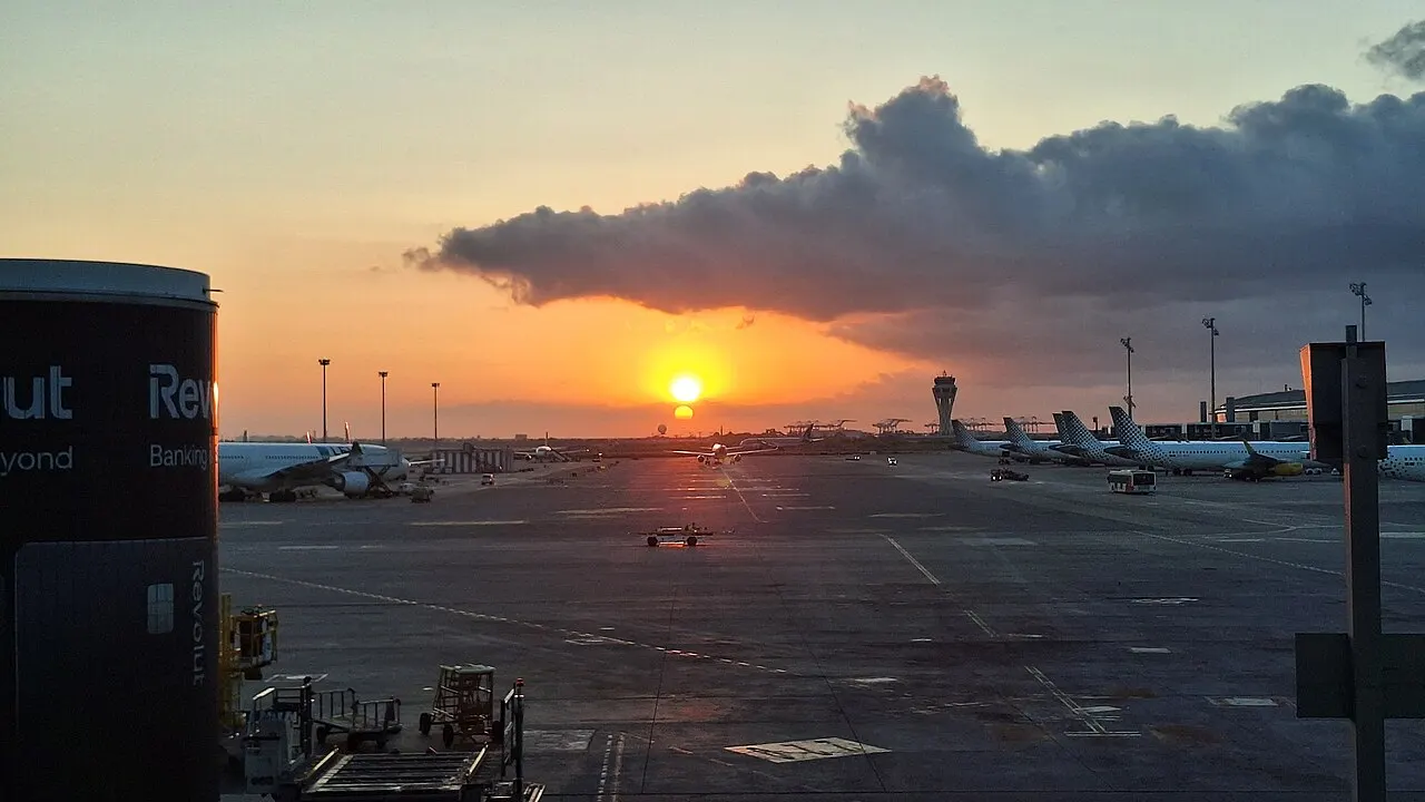 Sunrise from Terminal 2