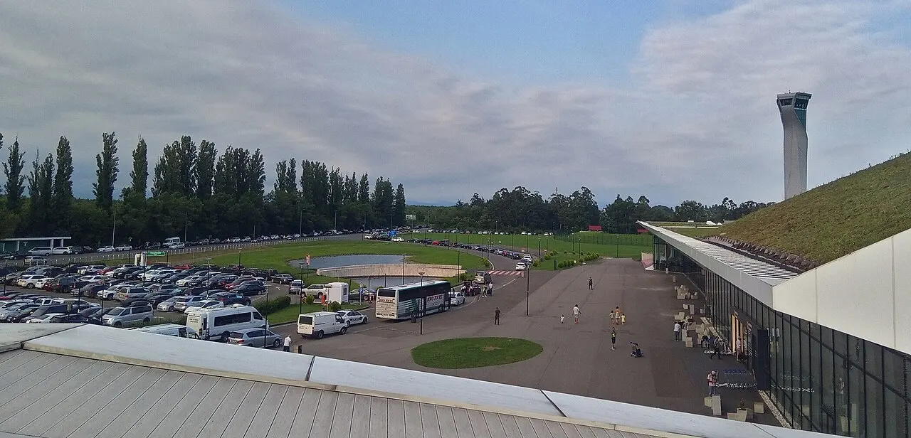 The terminal and the square in front of it
