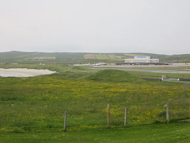 Otra vista del aeropuerto de Sumburgh