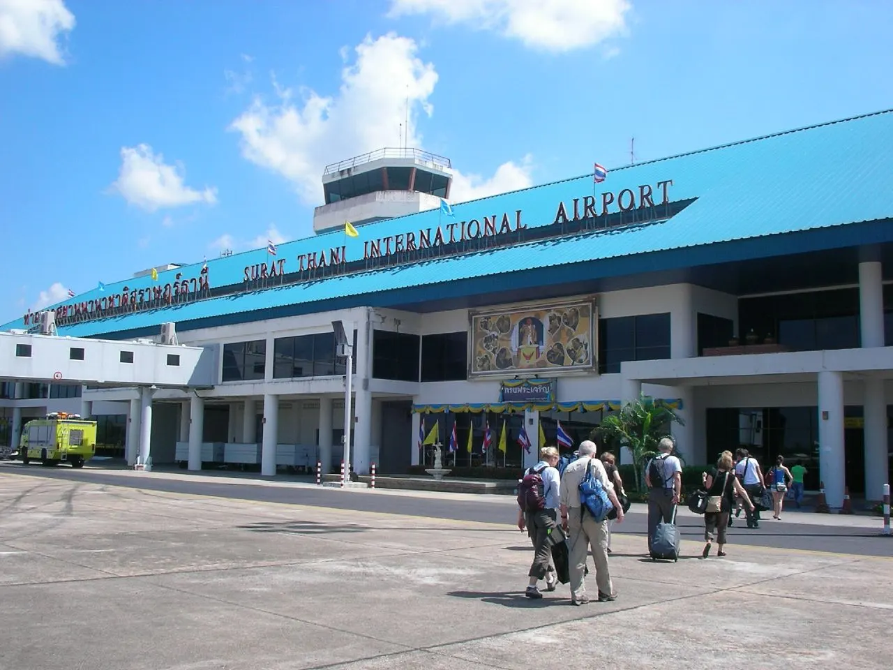 Das Terminalgebäude am Surat Thani Airport