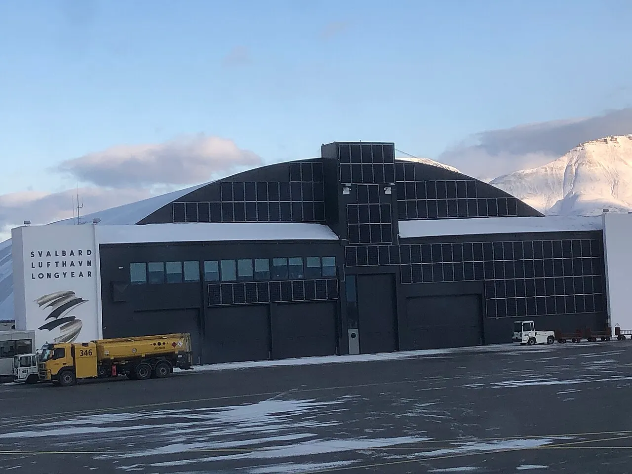 O aeroporto e os seus arredores