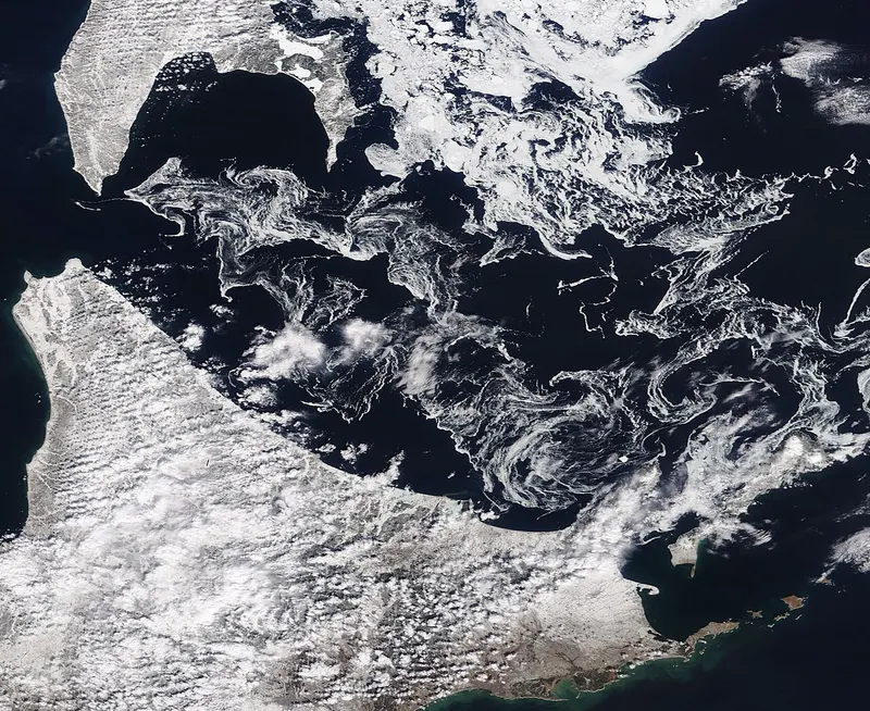 Okhotsk drift ice · Abashiri