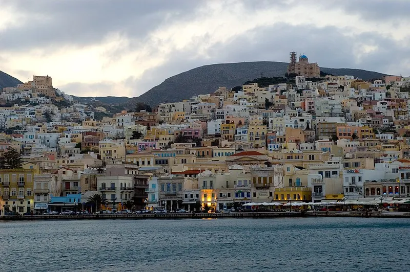 Ermoupoli harbour