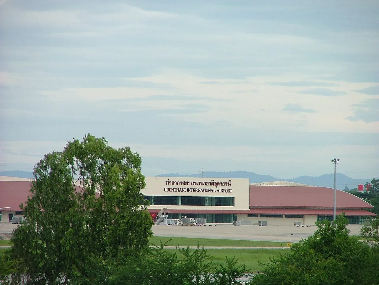 Das Terminalgebäude am Udon Thani International Airport