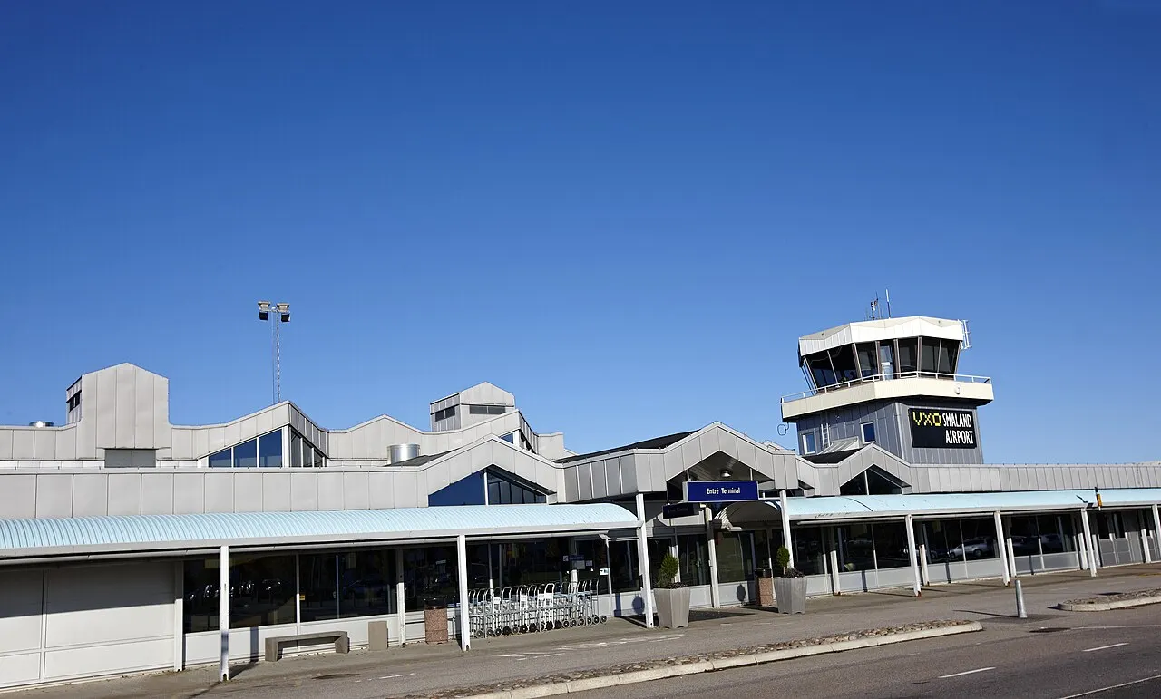 Lotnisko Växjö Småland, inne ujęcie