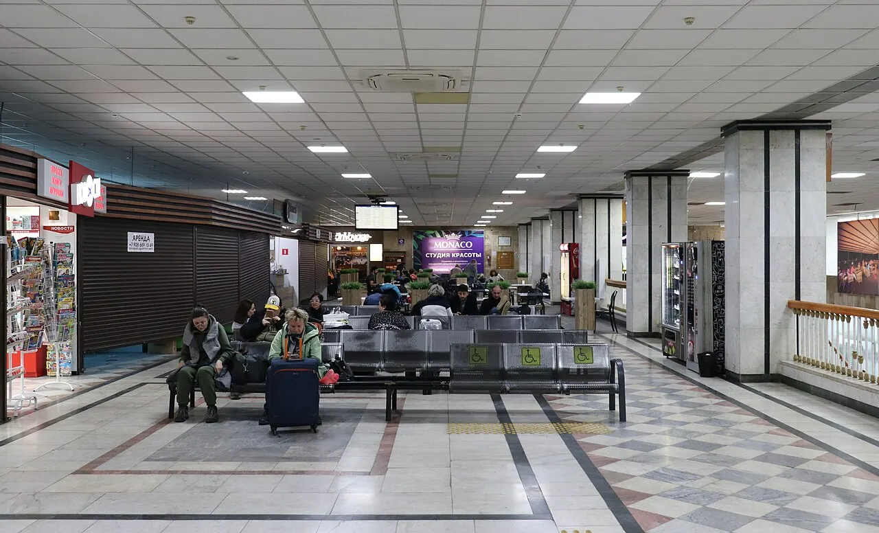 Intérieur du terminal