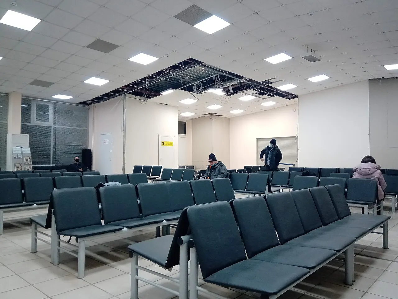 ヤロスラヴリ空港の様子